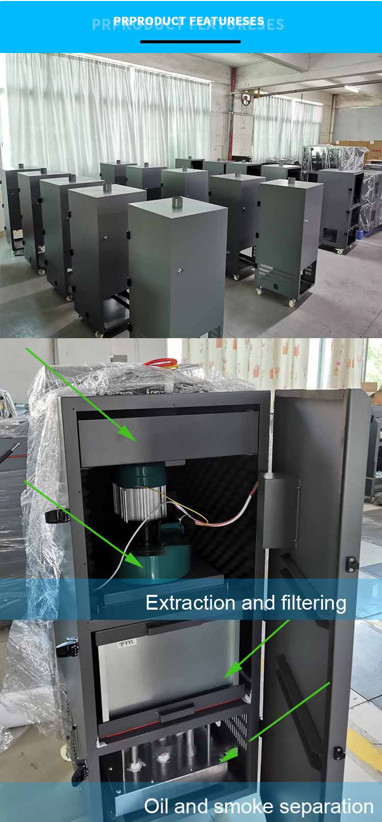 Produktmerkmale des dtf-Luftreinigers