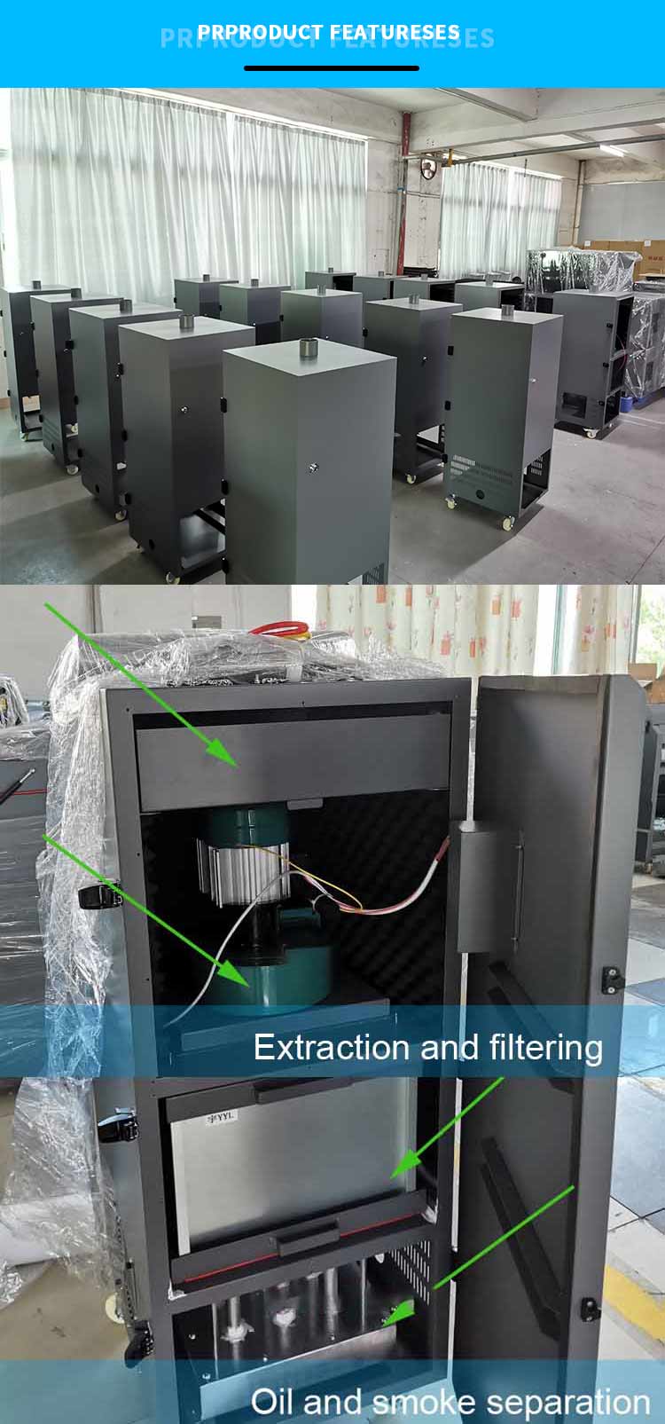 Produktmerkmale des dtf Rauchfilters