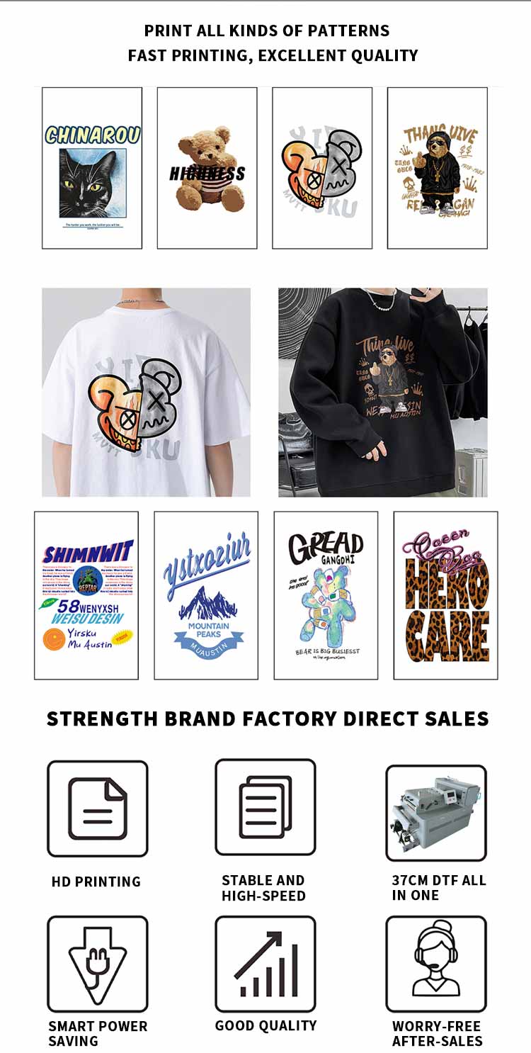 Anwendung des A3-dtf-Druckers in einem