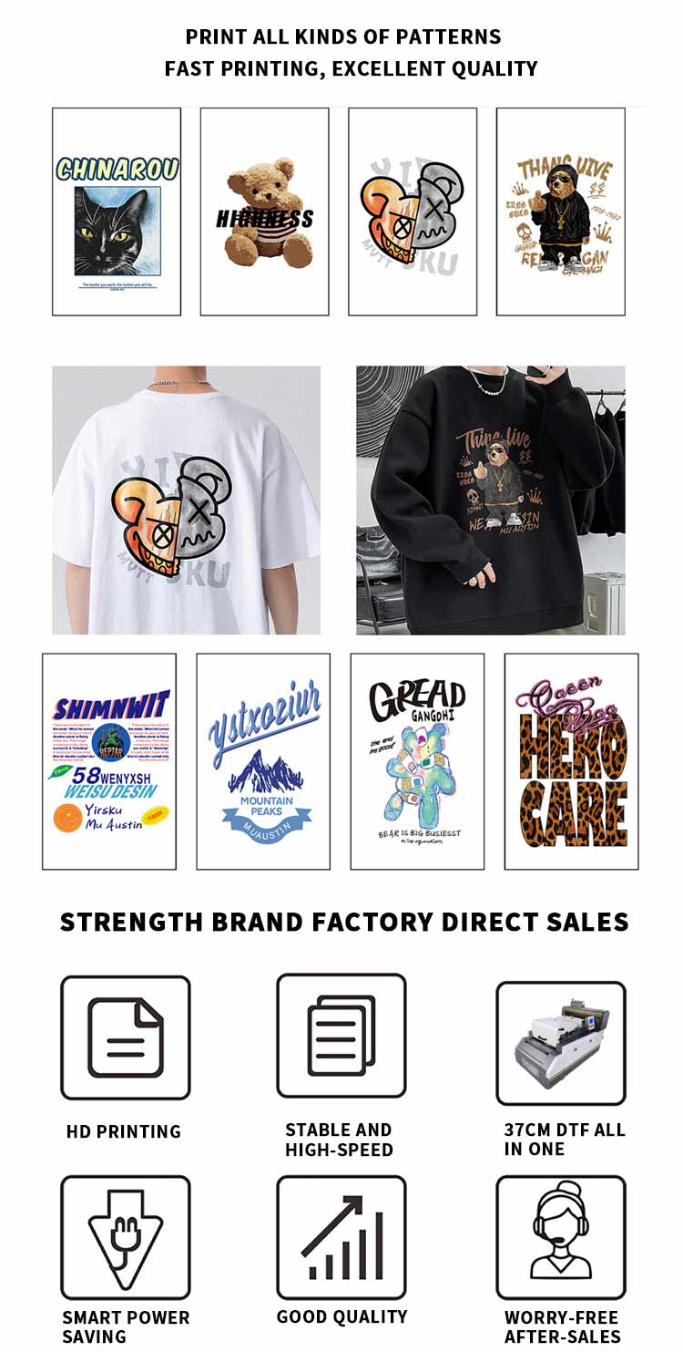 Anwendung des A3-dtf-Druckers in einem