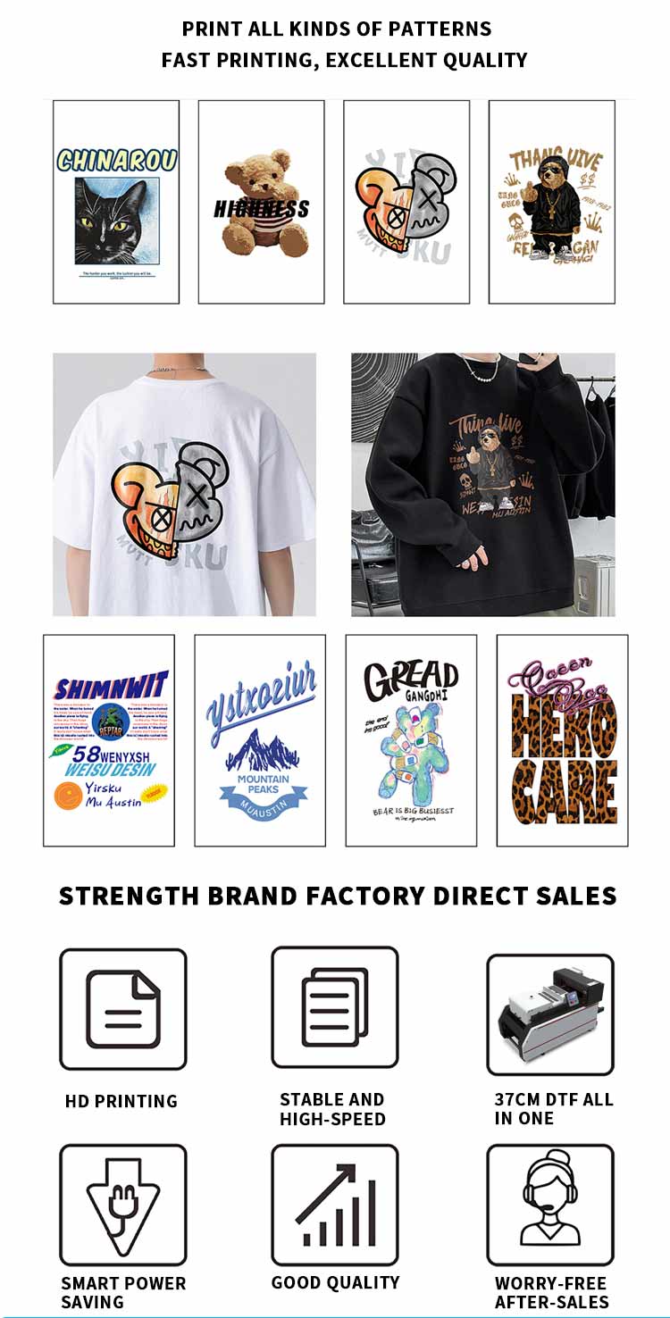 Anwendung des A3-dtf-Druckers in einem