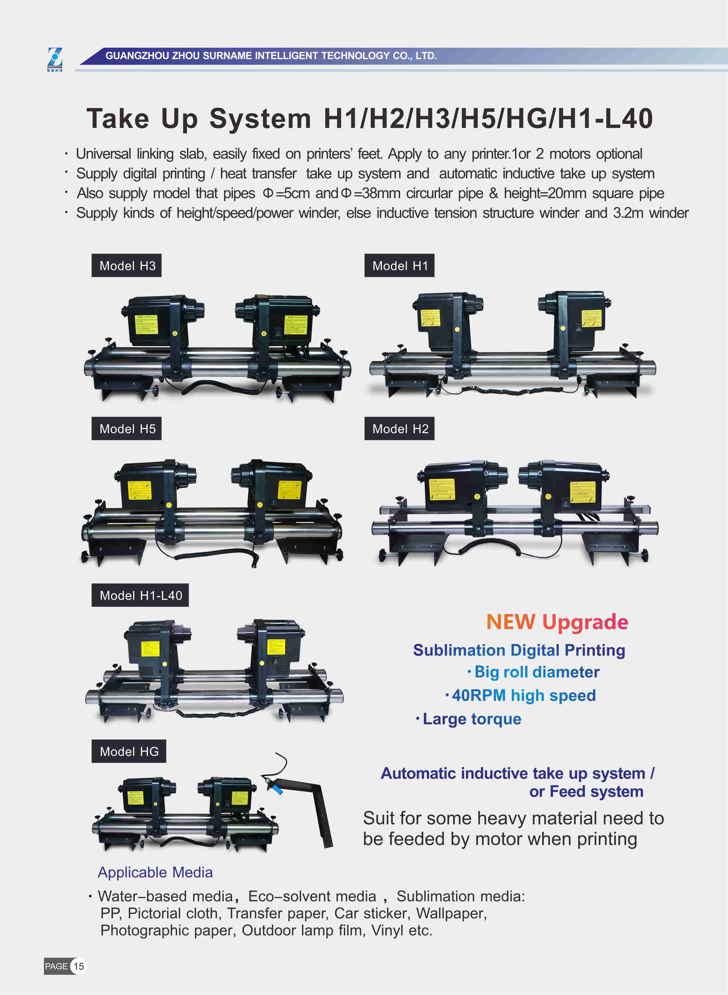 Drucker-Aufwickelsystem